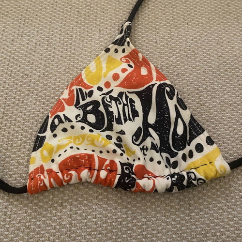 Mystico Triangle Bikini Top like new, multicolor, size M