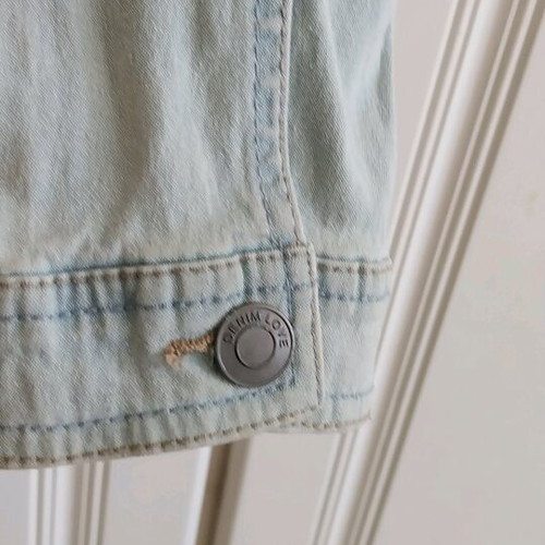 Esmara denim jacket turquoise like new, size M