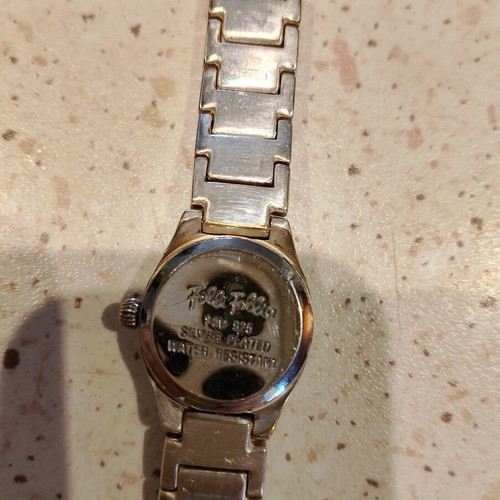Folli Follie 925 silver vintage watch, women's