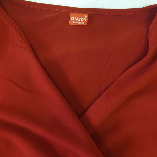 Chaton red blouse size S