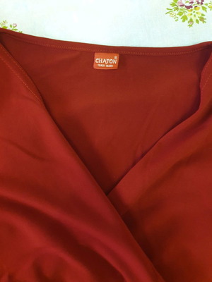 Chaton red blouse size S