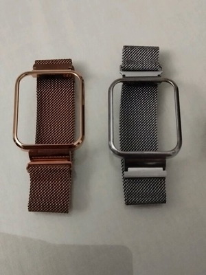 PTU Cases with Stainless Steel Strap for Mi Watch Lite like new