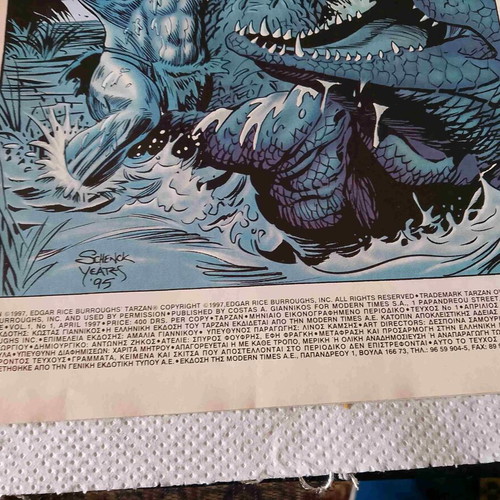 Tarzan comic double collectible issue 1 like new