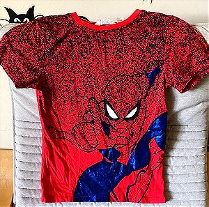 Μπλουζάκι Spiderman Marvel 8-9 ετών
