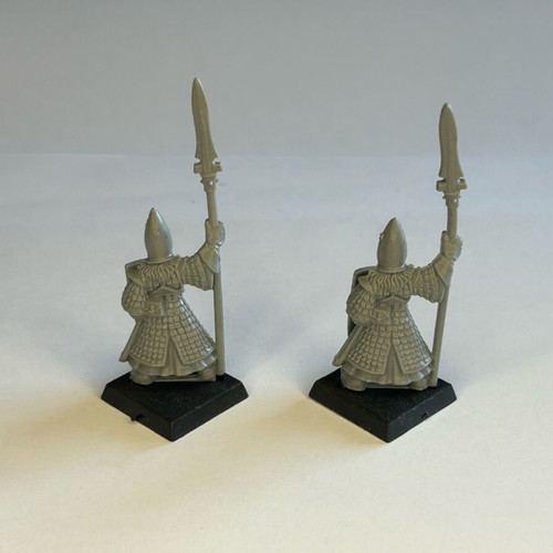 Warhammer High Elf Spearman miniatures used, pack of 2