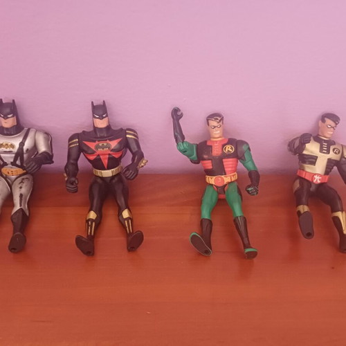 Vintage Batman & Robin action figures Kenner 1993-1994, pack of 4