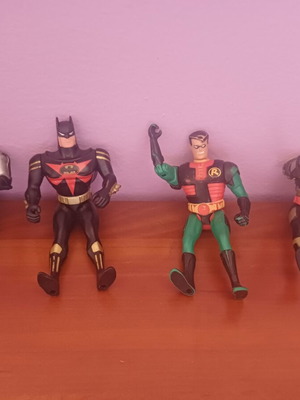 Vintage Batman & Robin action figures Kenner 1993-1994, pack of 4