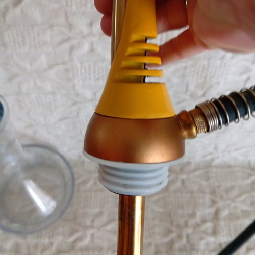 Heavy hookah 55 cm with glass base and X function design
