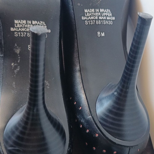 Carlos by Carlos Santana Stilettos black-pink leather like new
