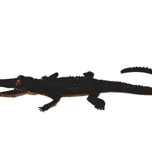 Vintage Rubber Alligator 36 cm like new, collectible