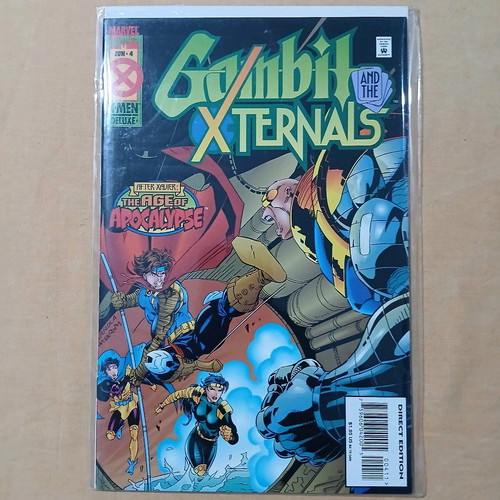 Gambit and the X-ternals used, pack of 4 issues, limited series