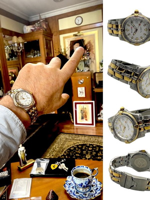 Buler Quartz 38mm waterproof watch with sapphire and strong lume