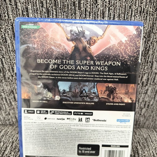 Doom Dark Ages PS5 game, brand new sealed