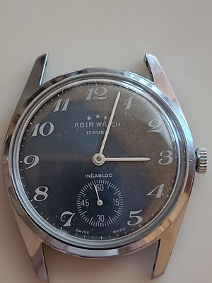 Agir Watch vintage ανδρικό μηχανικό ρολόι μεταχειρισμένο, ελβετικό