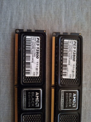 AMD Black Edition memory used, pack of 2