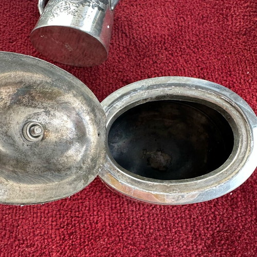 Vintage silver-plated set used