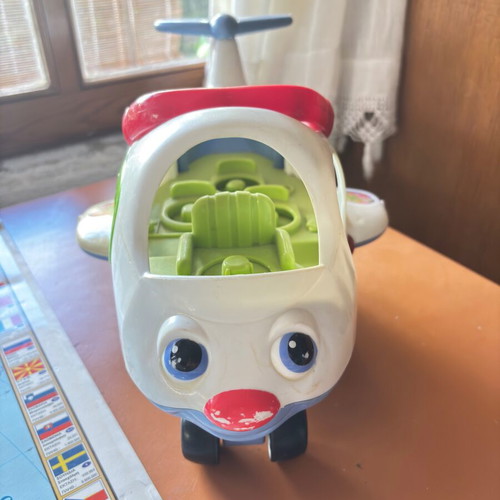 Large toy airplane for preschool children