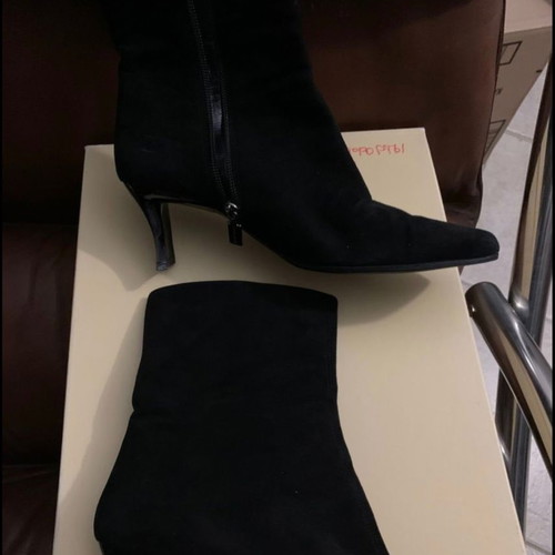 Bruno Magli women's ankle boots new, black, handmade leather