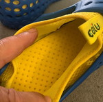 Ανδρικά παπούτσια κολύμβησης σαν καινούργια, μέγεθος 45, μπλε, ελαφριά