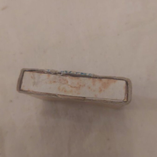 Vintage empty Mika matchbox used with MAB tractor and rainbow design