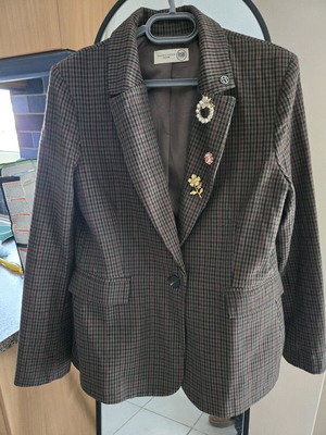 BSB Σακάκι Καρώ με Καρφίτσες σαν Καινούργιο, Μέγεθος M