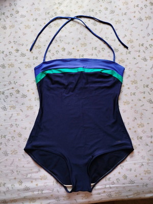 One-Piece Swimsuit used, size M, blue, Ariella