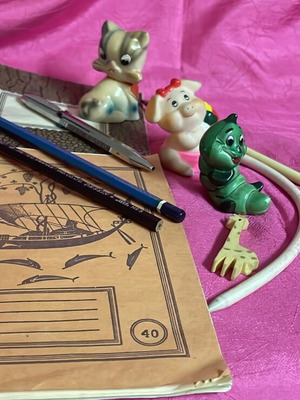 School collectible items like new, set