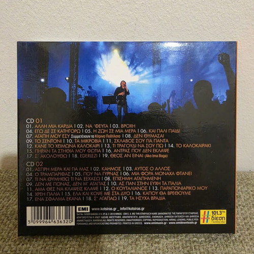 Giannis Kotsiras Live 2010 CD like new, entechno