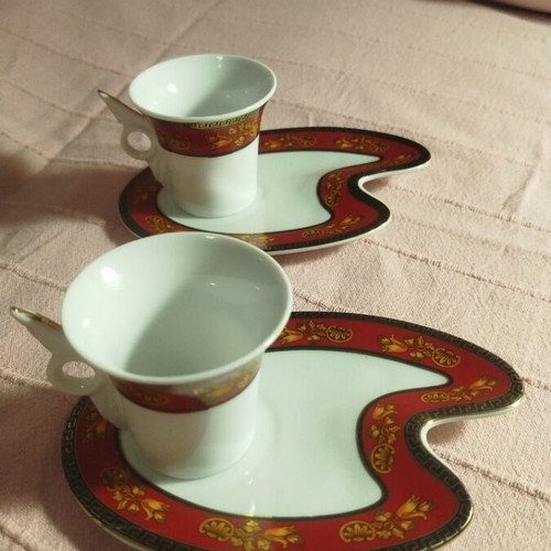 Weider Collection coffee cup and saucer set like new, 2+2 pieces