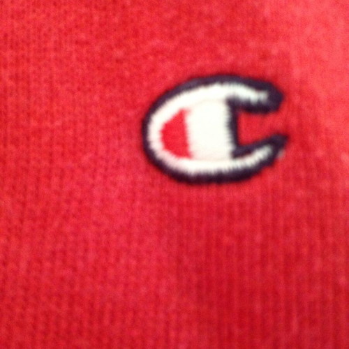 Champion vintage sweatshirt red size M used, faded
