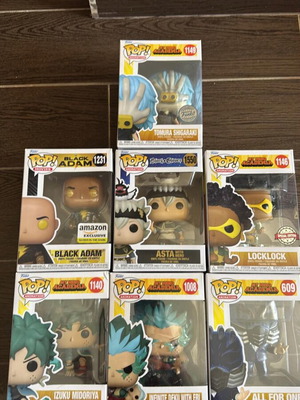 Funko Pop! anime vinyl figures set