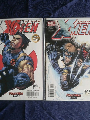 Uncanny X-Men pack of 2 issues 423-424 like new, Holy War