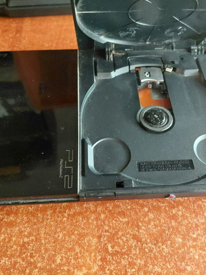 PlayStation 2 Slim used, black console without cables or controller