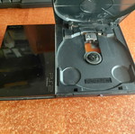 PlayStation 2 Slim used, black console without cables or controller