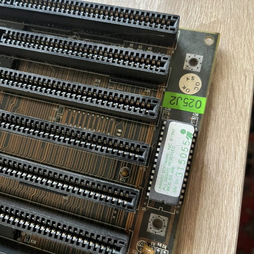 Vintage AMD 486 DX-40 Motherboard with Siemens Industrial Module used