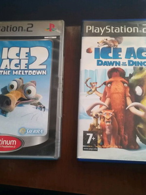 Ice Age 2 The Meltdown и Ice Age 3 Dawn of the Dinosaurs PlayStation 2 употребяван комплект
