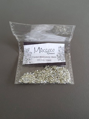 Crystal Rhinestone Glass 2mm Mixcoco nail rhinestones new