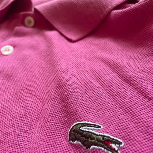 Lacoste Pink Polo Shirt Size S like new