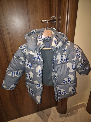 Zara boy's jacket 4-5 years like new, turquoise