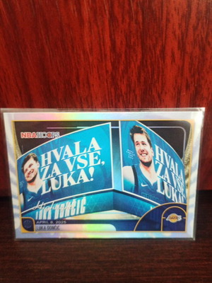 Luka Doncic Highlights NBA Hoops card like new