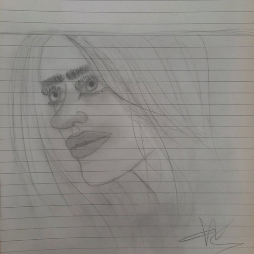 Pencil artwork new, authentic with artist signature