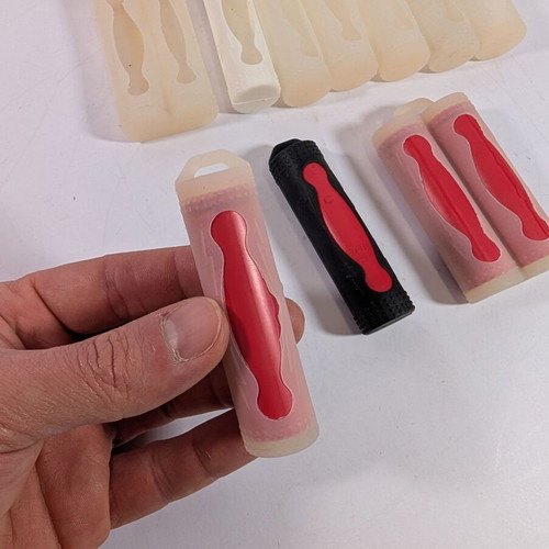 Silicone cases used for 18650 batteries, pack of 10
