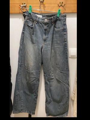Zara grey baggy jeans, size M 38 10