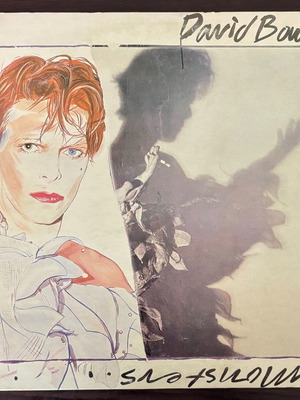 David Bowie Scary Monsters Vinyl LP album like new, rock