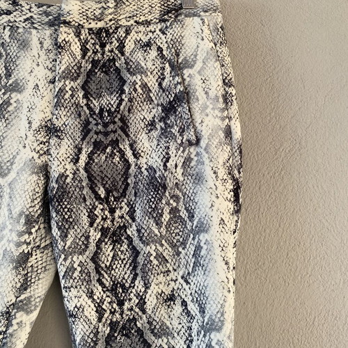 Zara Animal Print High Waist Ankle Pants like new, size S