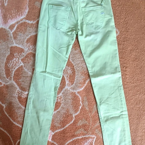Gas women's jeans size 34 like new, green turquoise