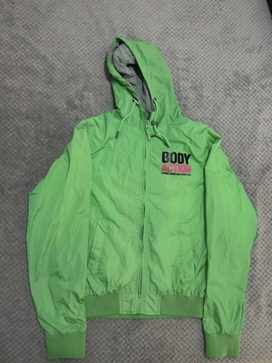 Body Action windbreaker jacket used, size M, green, thin