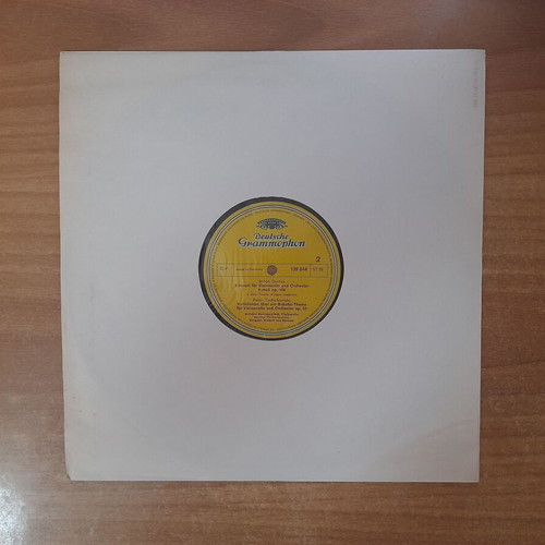 Dvorak Cellokonzert H-Minor & Tschaikowsky Rokoko Variationen Op. 33 vinyl record