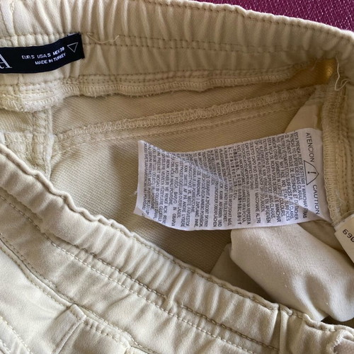 Zara joggers women's small beige like new