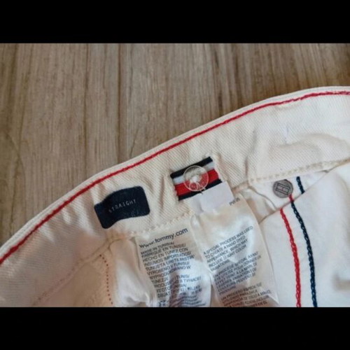 Tommy Hilfiger jeans 176 cm, girl small, white with blue